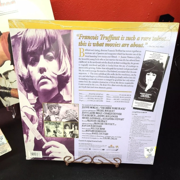 Sealed Classic Movie Laserdisc Lot, Rainmaker, Rasputin..., Bride Wore Black - Picture 6 of 7